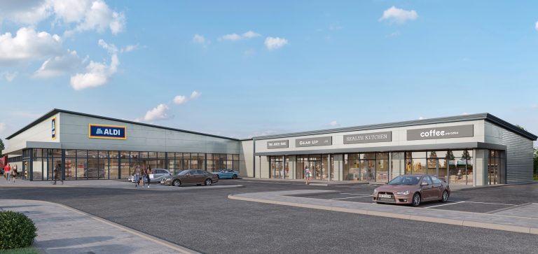 Work underway to create a new Aldi and Local Centre in Nottingham