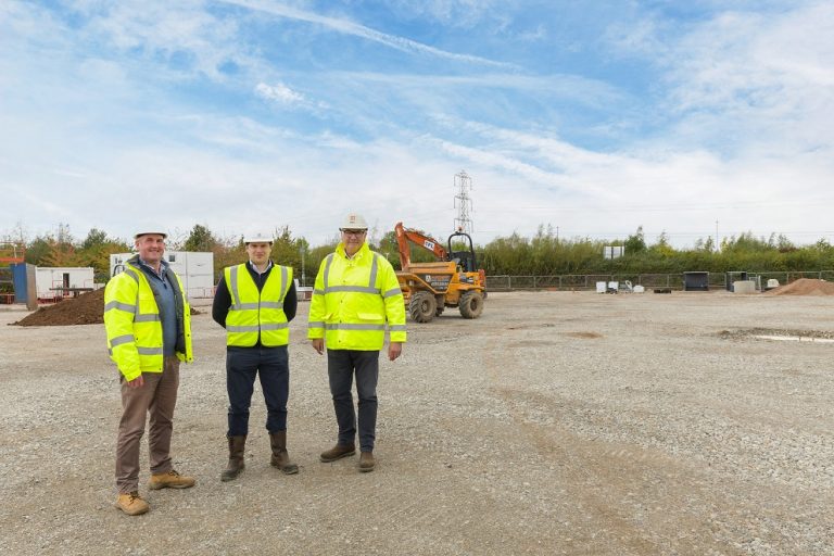 Construction gets underway on 43,000ft² warehouse in Leicester