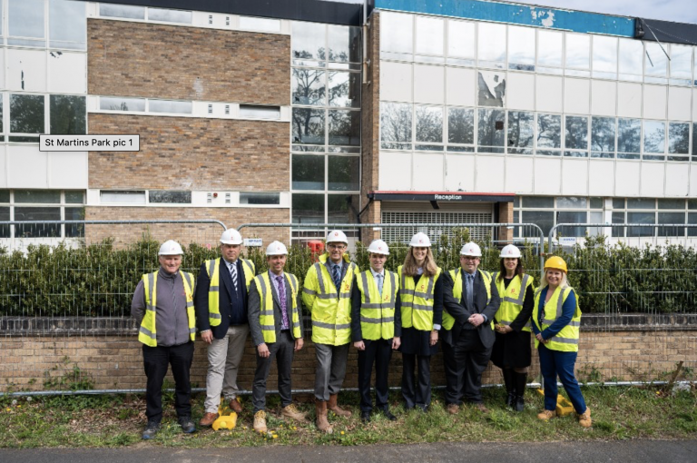 Demolition of former Cummins factory in Lincolnshire paves the way for mixed-use area