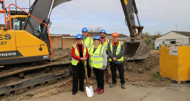 Ground-breaking event marks latest milestone for council housing in Chesterfield