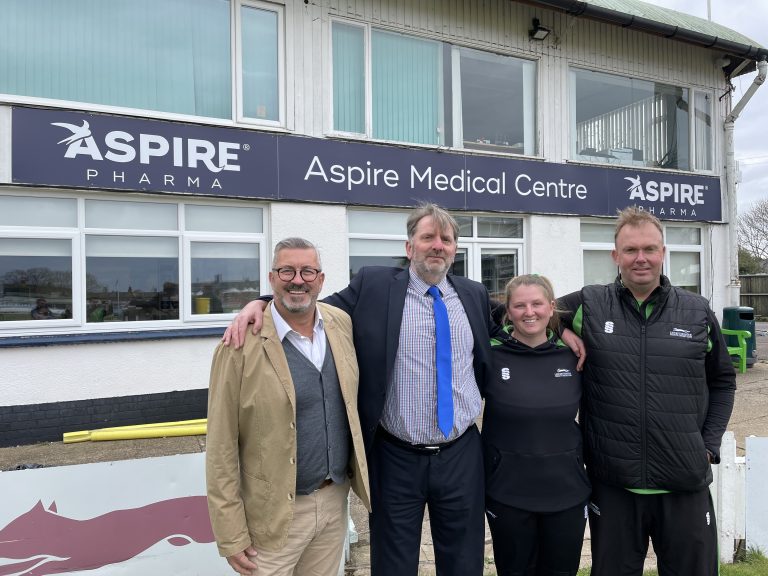 Aspire Pharma sponsors Leicestershire County Cricket Club’s medical centre