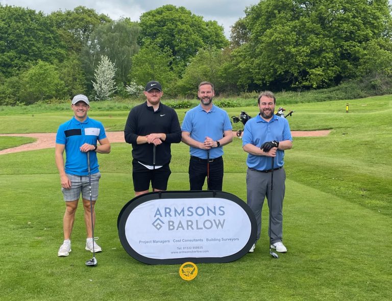 Armsons Barlow raises £2,000 for Derby charity with golf day