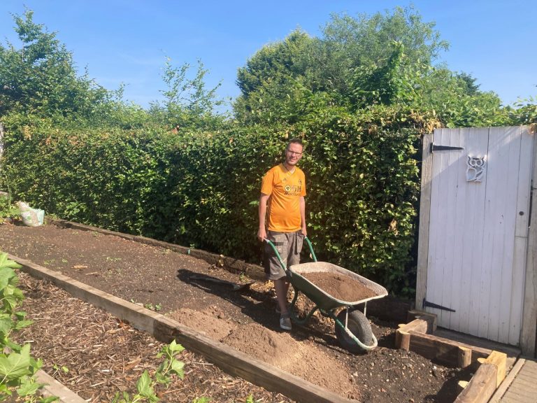 Derbyshire social project helping people after homelessness officially blooming after eight tonne topsoil donation