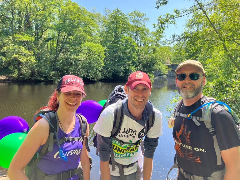 Couple from Derbyshire company step it up with 55-mile charity walking challenge in under 24 hours