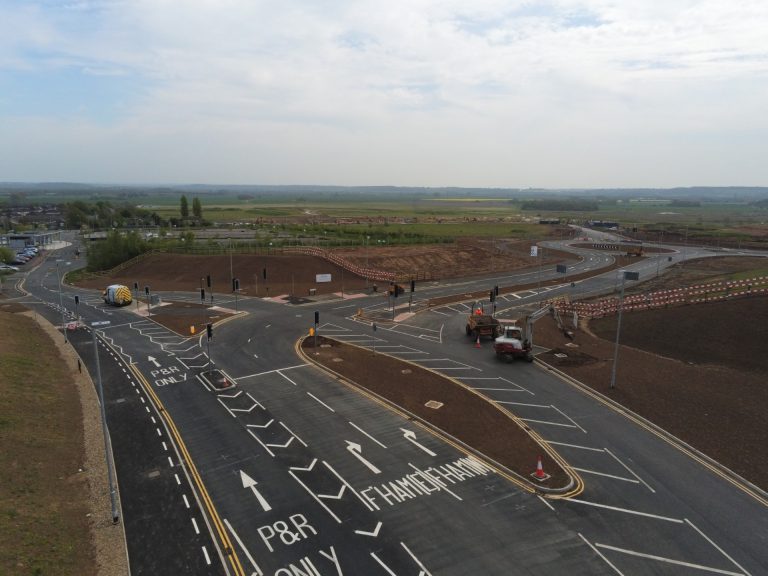 Clifton South Park & Ride access road works complete