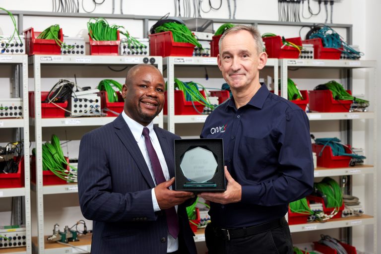 ONYX awarded inaugural Made in the UK, Sold to the World Award