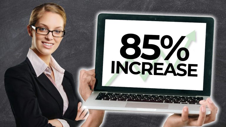 Increase your website sales by 85%