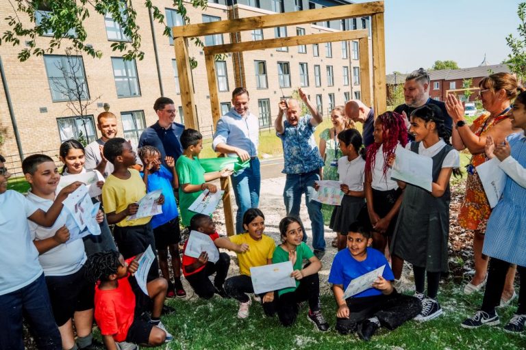 Sir Tim Smit opens Nightingale Quarter Community Garden in Derby