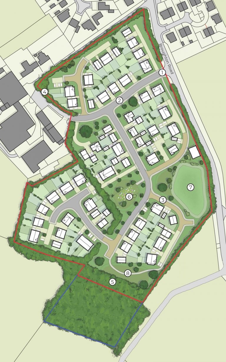 Plans submitted for up to 95 new homes in Croft