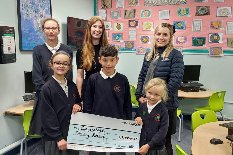 Property consultancy makes much-needed donation to Leicestershire school