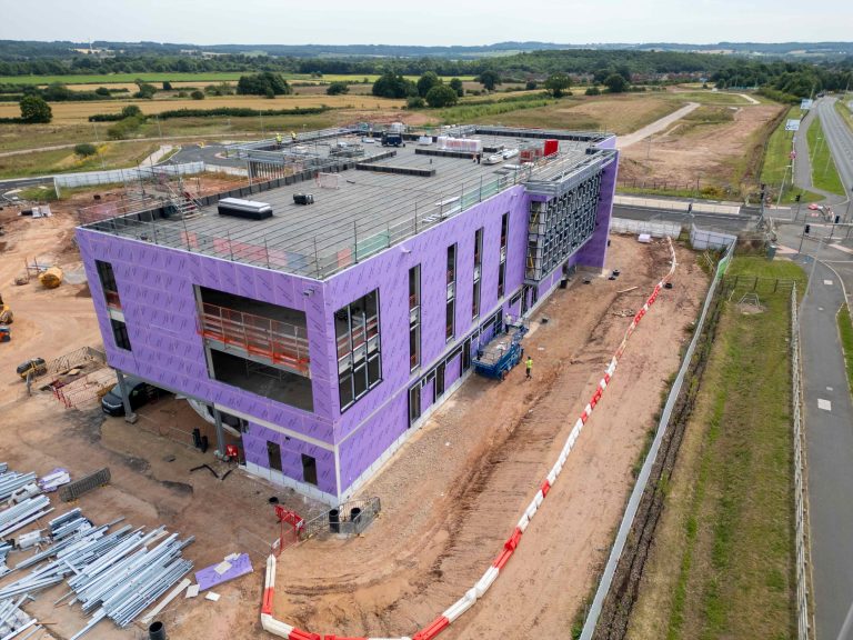 New low carbon county council office takes shape