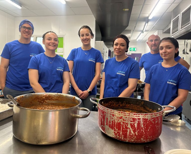 Derbyshire chemistry company staff serve up the right formula with community meal