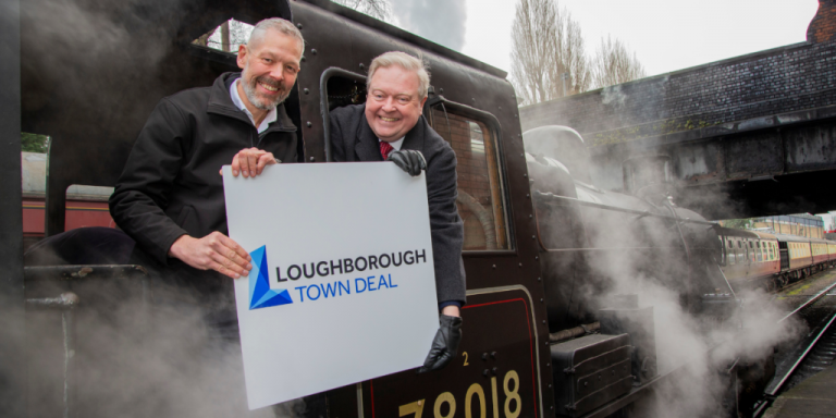 Full steam ahead for Loughborough Town Deal following delivery of £27m of investment