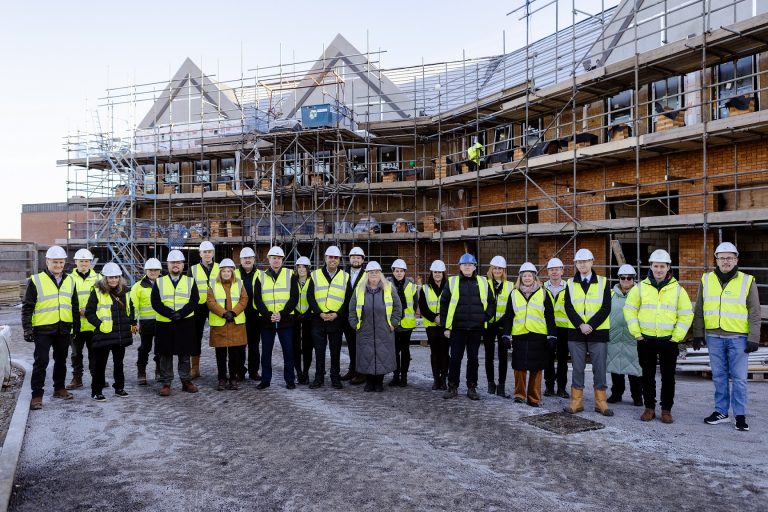 Topping out held at new local centre in Leicestershire