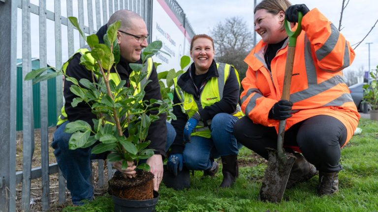 Logistics firm launches biodiversity project at Northamptonshire headquarters