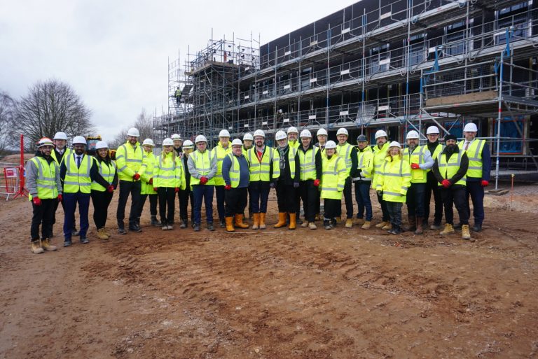 Mansfield’s new specialist school reaches construction milestone