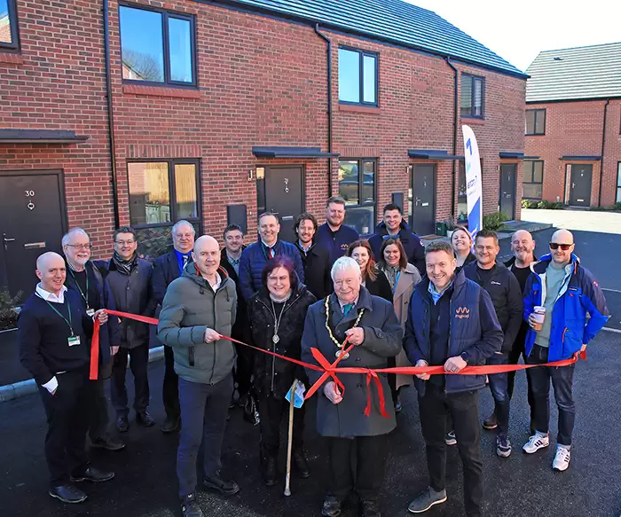 £7.8m affordable housing development completes, transforming service station site